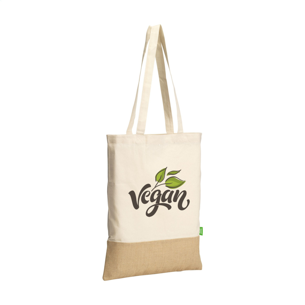 Logo trade liikelahjat tuotekuva: Combi Organic Shopper (160 g/m²) pussi