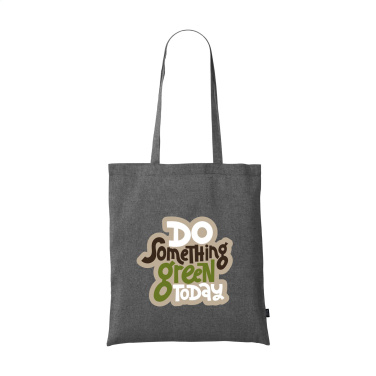 Logotrade mainostuote tuotekuva: GRS kierrätetty puuvilla Shopper (180 g/m²) pussi