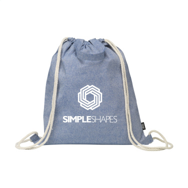 Logo trade mainoslahjat tuotekuva: GRS Recycled Cotton PromoBag Plus (180 g/m²) reppu