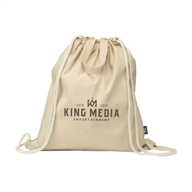 Logo trade liikelahjat tuotekuva: GRS Recycled Cotton PromoBag Plus (180 g/m²) reppu