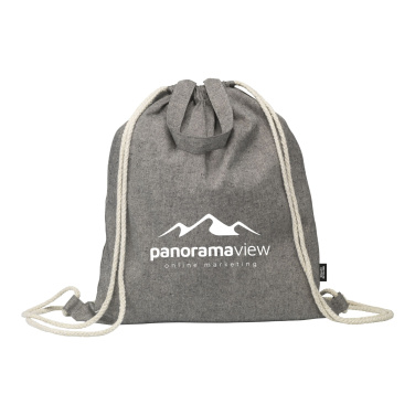 Logotrade liikelahjat kuva: GRS Recycled Cotton PromoBag Plus (180 g/m²) reppu