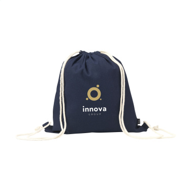 Logo trade liikelahjat mainoslahjat kuva: PromoColour GRS kierrätyspuuvillareppu (150 g/m²)