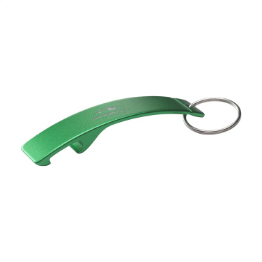 Logo trade mainoslahja kuva: Alu Opener GRS kierrätetty avaimenperä