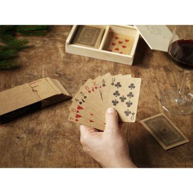 Logotrade mainostuotet kuva: Kierrätetyt pelikortit Double X-Mas