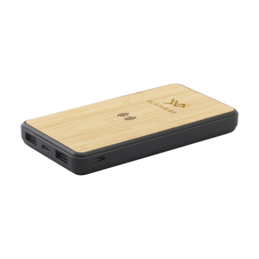 Logotrade mainostuote tuotekuva: Boru Bamboo RCS kierrätetty ABS Powerbank langaton laturi