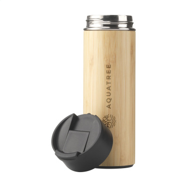 Logo trade mainoslahjat ja liikelahjat kuva: Sakura 360 ml bambu lämpöpullo/termokuppi