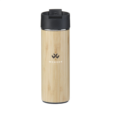 Logo trade liikelahja kuva: Sakura 360 ml bambu lämpöpullo/termokuppi