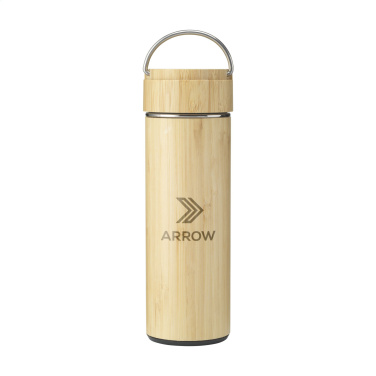 Logo trade mainoslahja kuva: Nikko 330 ml bambu termopullo/termokuppi