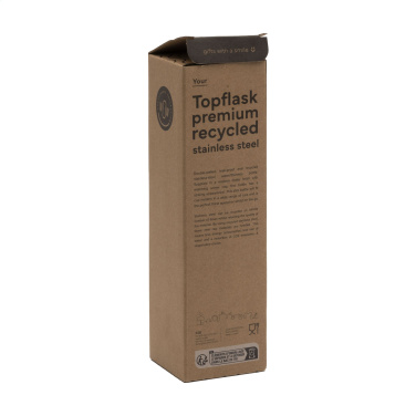 Logo trade liikelahja kuva: Topflask Premium RCS kierrätetystä teräksestä valmistettu juomapullo