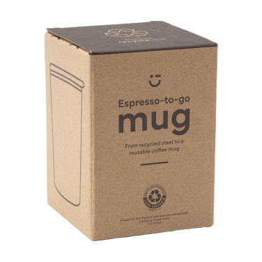 Logotrade mainoslahja ja liikelahja kuva: Espresso-to-Go Muki RCS kierrätettyä terästä 170 ml