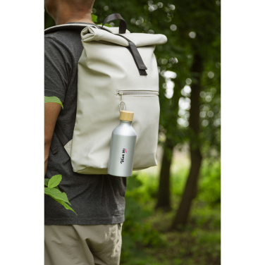 Logotrade mainoslahja ja liikelahja kuva: AluBamboo GRS Kierrätetty Alu 500 ml vesipullo