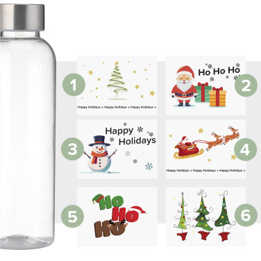 Logotrade mainostuote tuotekuva: Senga GRS RPET Pullo 500 ml X-Mas