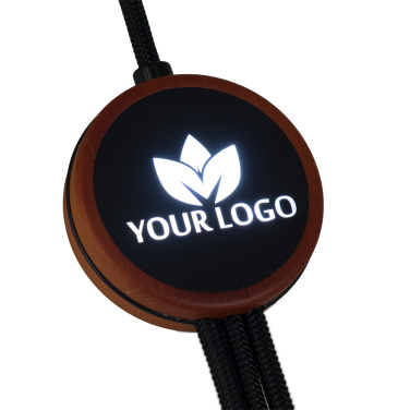 Logo trade mainostuotet tuotekuva: 3in1-kaapeli valaistulla logolla - LH-ZM04