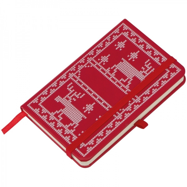 Logo trade mainostuote kuva: A6-kokoinen muistikirja jouluaiheella