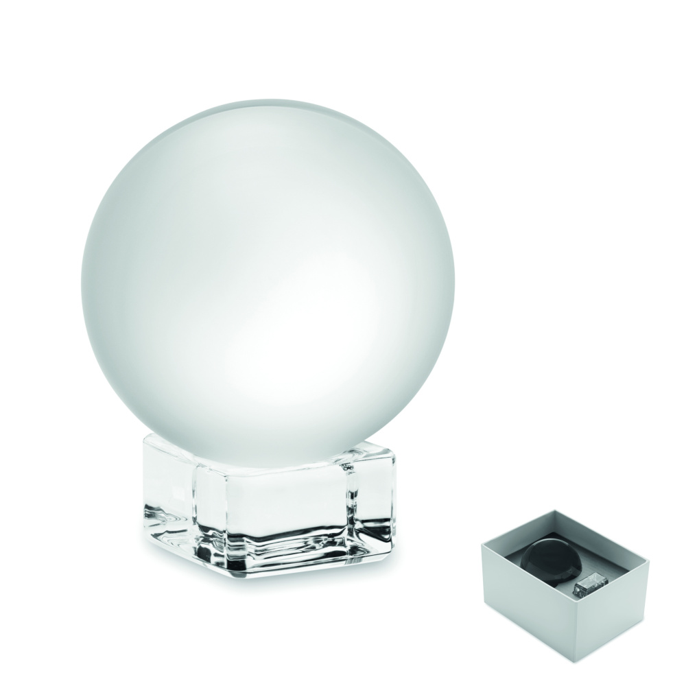 Logo trade mainoslahjat tuotekuva: Lasinen pyöreä palkinto