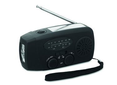 Logo trade liikelahjat mainoslahjat kuva: Radio LED-taskulampulla