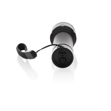 Logo trade liikelahjat tuotekuva: Flara RCS -kierrätysmuovinen USB-ladattava taskulamppu