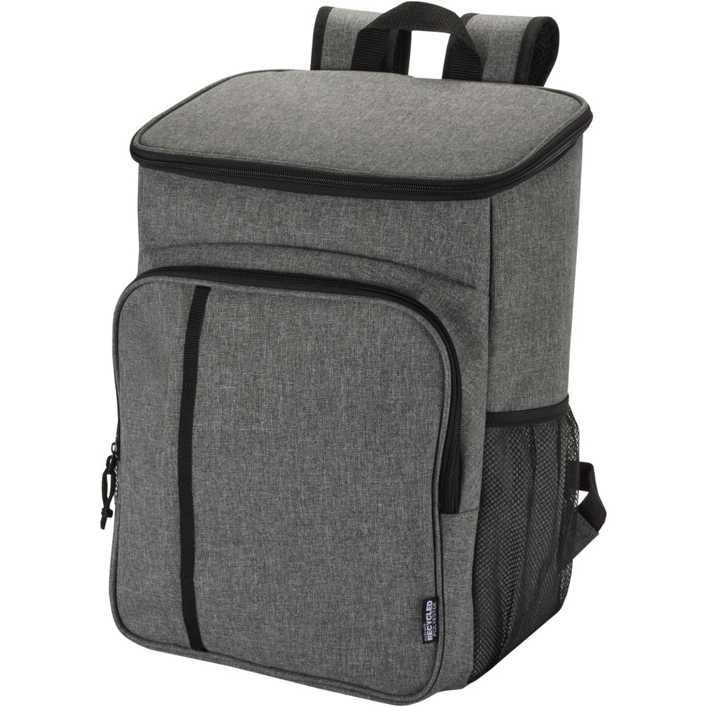 Logo trade liikelahjat tuotekuva: Tundra GRS- kierrätetty piknik-kylmäreppu aterinsetillä