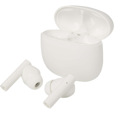Logotrade mainoslahjat kuva: Alterf kierrätysmuovista valmistetut langattomat True Wireless Bluetooth® -kuulokkeet silikonisilla korvasovittimilla