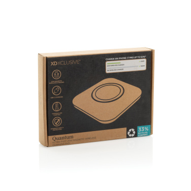 Logo trade mainoslahjat tuotekuva: Quantum ultra-nopea 25 W magneettinen langaton latausalusta
