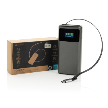 Logotrade mainoslahjat kuva: Quantum RCS PD45W nopea 10 000 mAh -varavirtalähde näytöllä