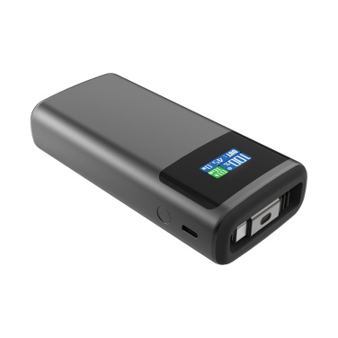 Logotrade mainostuote tuotekuva: Quantum RCS PD45W nopea 10 000 mAh -varavirtalähde näytöllä