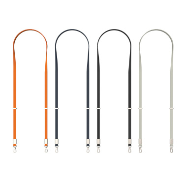 Logotrade liikelahjat kuva: Nivo RCS-kierrätetty PET crossbody-kaulanauha