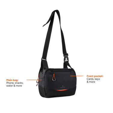 Logotrade liikelahjat mainoslahjat tuotekuva: Nordic Drift Trail RCS Crossbody-laukku 4L