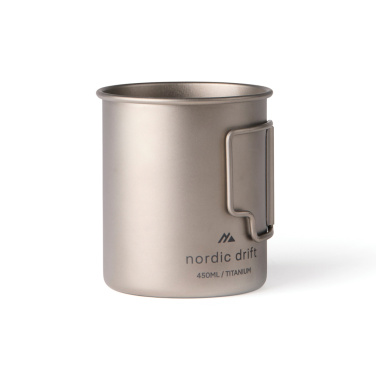 Logotrade mainoslahja ja liikelahja kuva: Nordic trail-ultrakevyt titaaninen muki 450ml