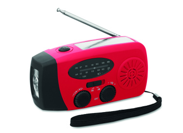 Logotrade liikelahja mainoslahja kuva: Radio SOS LED-taskulampulla
