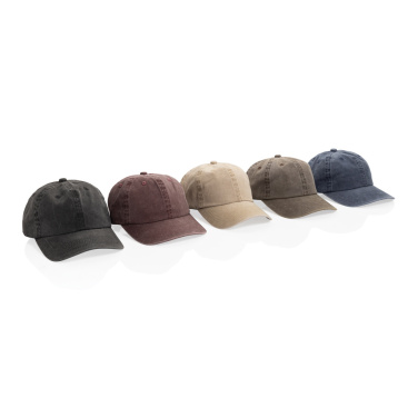 Logotrade mainoslahjat kuva: BEAU AWARE™ 6-osainen 270 g/m²:n puuvillatwill-lippalakki