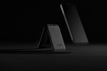 Logotrade reklaminės dovanos nuotrauka: Magstand RCS perdirbto PU magnetinė telefono piniginė su stovu