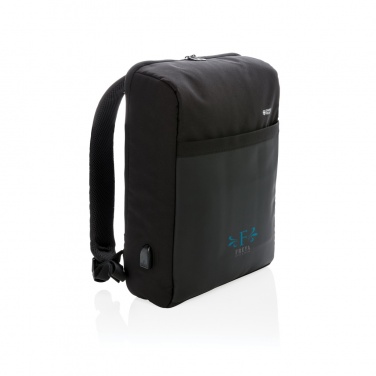 Logotrade dovana nuotrauka: Swiss Peak 15" nuo vagystės RFID ir USB kuprinė be PVC