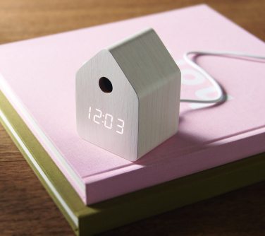 Logotrade reklaminės dovanos nuotrauka: MDF gegutės formos žadintuvas