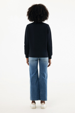 Logotrade firminės dovanos nuotrauka: IQONIQ Elgon perdirbtos medvilnės megztinis su ketvirčio užtrauktuku