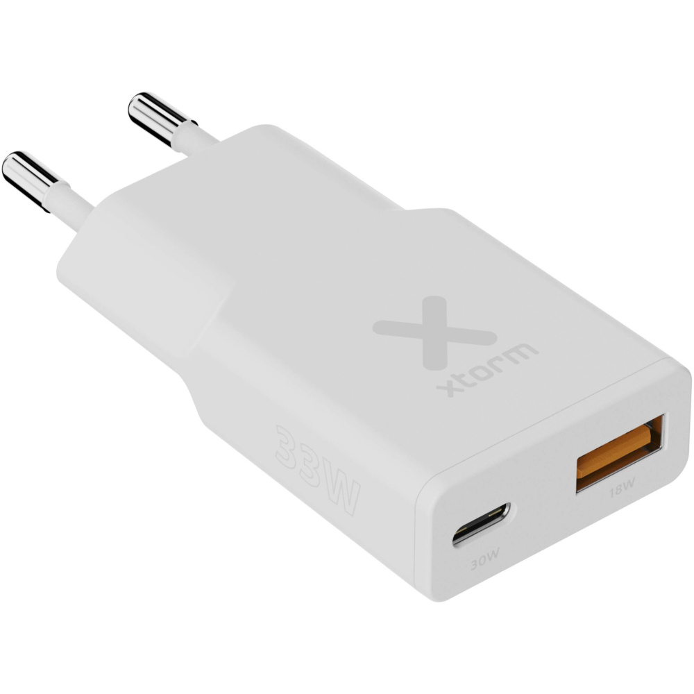 Logotrade reklaminės dovanos nuotrauka: „Xtorm XG2SL033 Go2 SlimLine“ 33 W įkroviklis