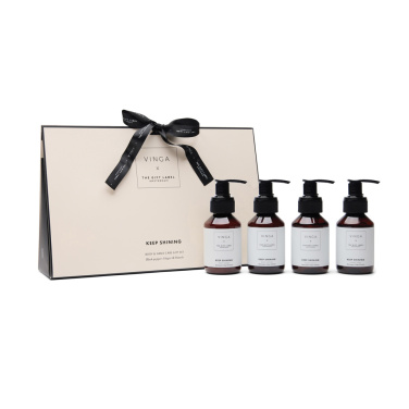 Logotrade firminės dovanos nuotrauka: VINGA x TGL kūno ir rankų priežiūros dovanų rinkinys