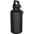 Oregon 400 ml vienspalvis RCS perdirbto plastiko vandens butelis su karabinu, Juoda