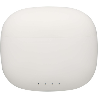 Logotrade verslo dovanos nuotrauka: „Alterf“ perdirbto plastiko „True Wireless Bluetooth®“ ausinės su silikoniniais ausų antgaliais