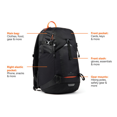 Logotrade firminės dovanos nuotrauka: Nordic Drift Trail RCS kuprinė 24L