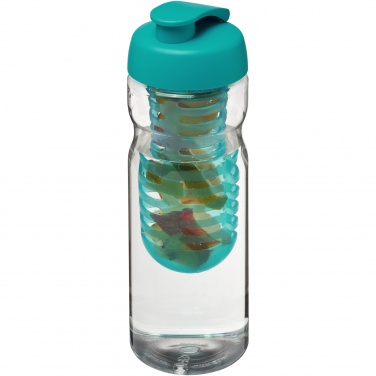 Logotrade korporatīvās dāvanas foto: H2O Active® Base 650 ml sporta pudele un smidzinātājs ar pārslēdzamu vāku