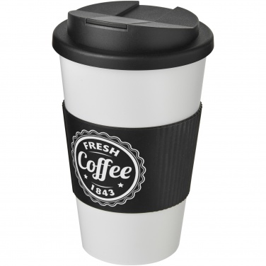 Logotrade Ideja dāvanas foto: Americano® 350 ml trauks ar satvērienu un pret izšļakstīšanos izturīgu vāku