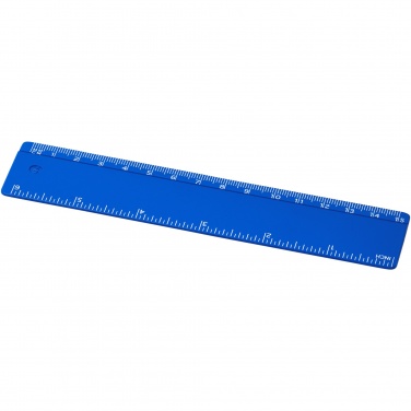 Logotrade Ideja dāvanas foto: Refari 15 cm pārstrādāta plastmasas lineāls