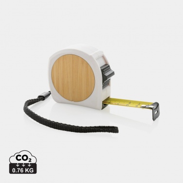 Logotrade biznesa dāvanas foto: RCS pārstrādāta plastmasas bambusa lente 5M/19mm