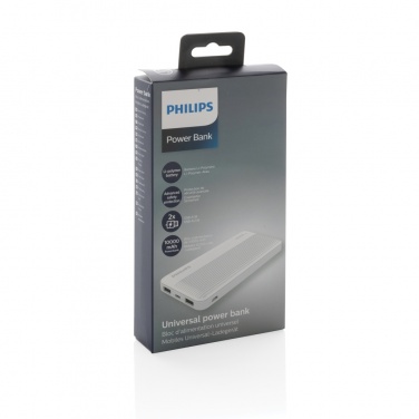 Logotrade dāvanas foto: Philips 10 000 mAh plānā jaudas banka