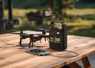 Logotrade korporatīvās dāvanas foto: Power Vault RCS rplastic 21000 mAh pārnēsājama spēkstacija