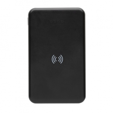 Logotrade logo dāvanas foto: RCS otrreizējās plastmasas 5000 mAh 5W bezvadu barošanas bloks