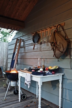 Logotrade Ideja dāvanas foto: BBQ komplekts ar hamburgera presi un otu