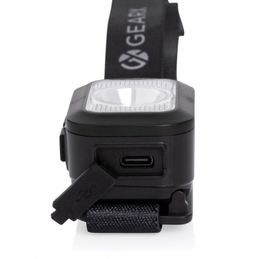 Logotrade korporatīvās dāvanas foto: Gear X RCS rPlastmasas lieljaudas galvas lukturis