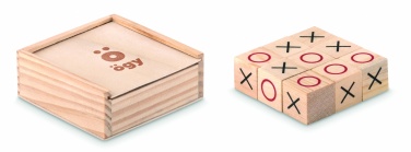 Logotrade biznesa dāvanas foto: Koka tic tac toe